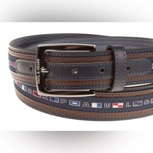 Paul Shark Yachting Flag Belt! 🦈 Authentic